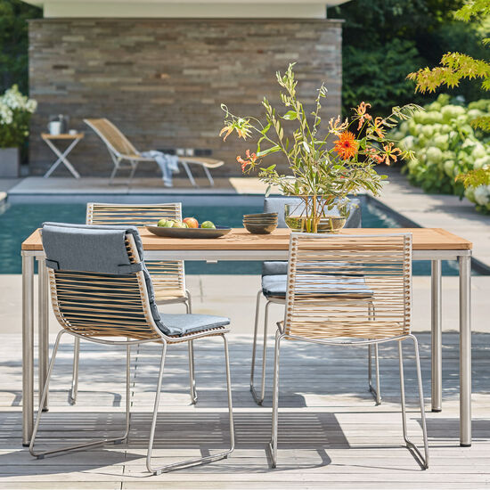 Auflage Pan Stuhl/Armlehnstuhl, Dessin "Indigo“