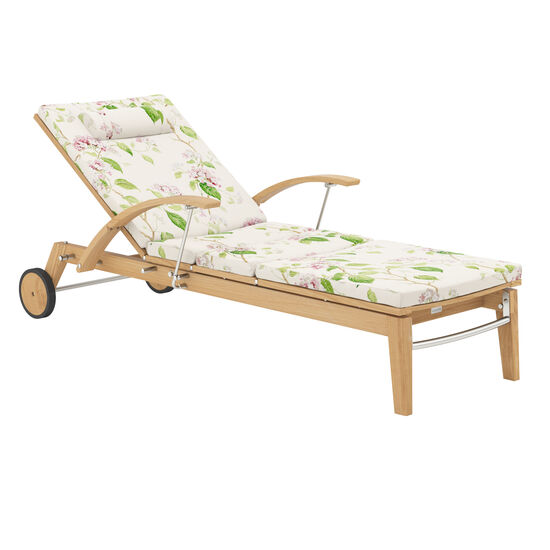 Auflage Hamptons Liege Dessin "Hortensia Rosa"