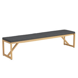 Sitzauflage Trey Bank 210 lehnenlos, Dessin "Anthrazit“