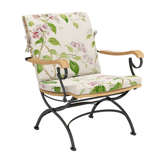 Auflage Fontenay Low Dining Sessel Dessin "Hortensia Rosa"