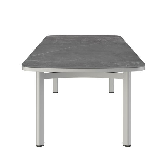 Temper Tisch Eloxal 280 x 100 Tischplatte Keramik