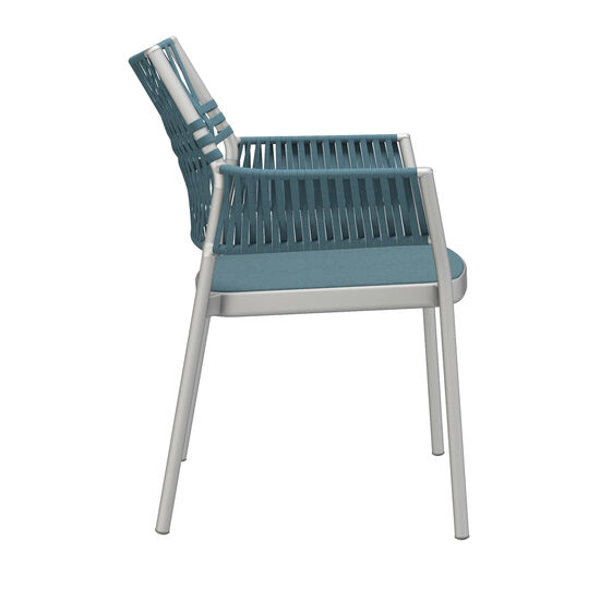 Temper Armlehnstuhl Petrol