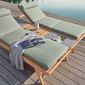 Doppia Liegen-Set Teak