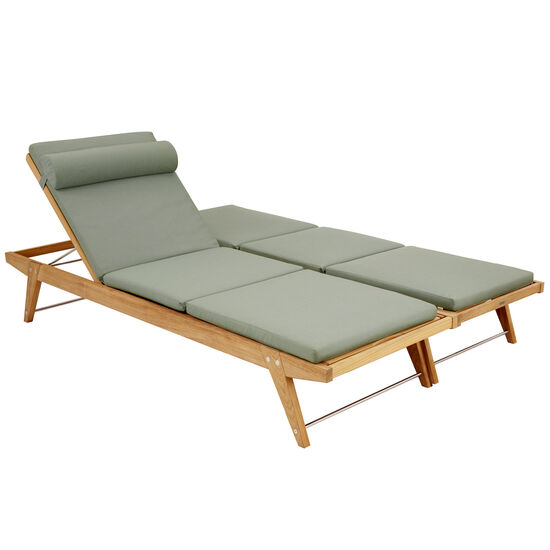 Doppia Liegen-Set Teak