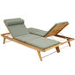 Doppia Liegen-Set Teak