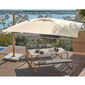 Positano Sommerdach 3,50 x 3,50 m quadratisch, Elfenbein