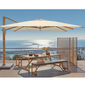 Positano Sommerdach 3,50 x 3,50 m quadratisch, Elfenbein