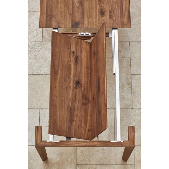 Tavo Massivholztisch Nussbaum, ausziehbar