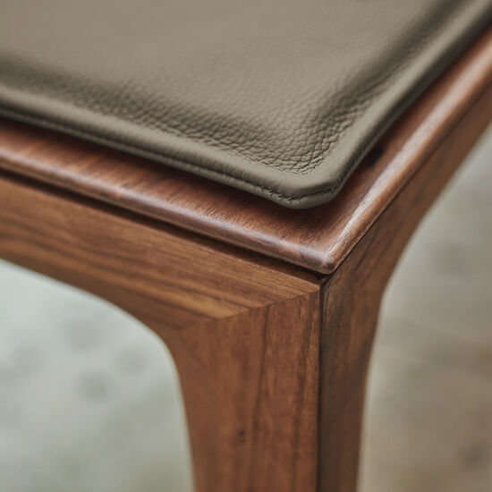 Lederauflage für Tavo Massivholzbank