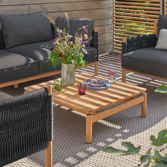 Cavo Couchtisch 80 x 80 Teak