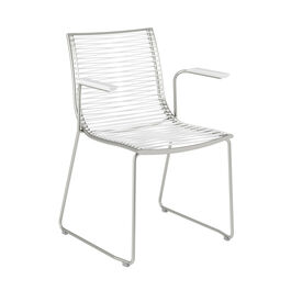 Pan Armlehnstuhl Weiß