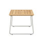 Pan Beistelltisch Edelstahl 48 x 48 Teak