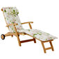 Royal Princess Deck Chair mit Rädern und verlängerter Fußstütze