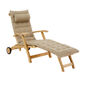 Royal Princess Deck Chair mit Rädern und verlängerter Fußstütze