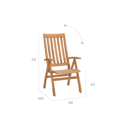 Classic Recliner Teak