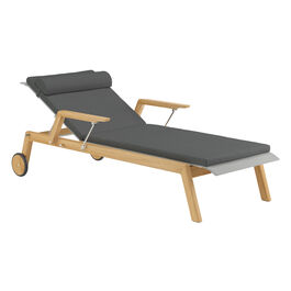 Auflage Derry Liege Dessin "Anthrazit"