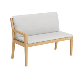 Auflage Valencia Bank Element 120, Dessin "Crystal/Keder grau"