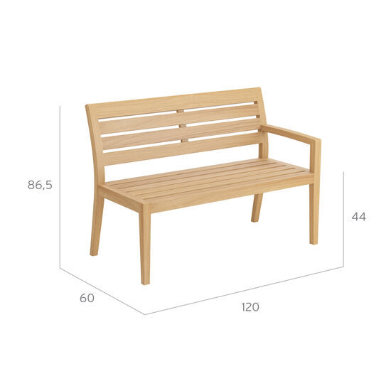 Valencia Bank Element Armlehne links 120