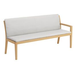 Auflage Valencia Bank Element 180, Dessin "Crystal/Keder grau"