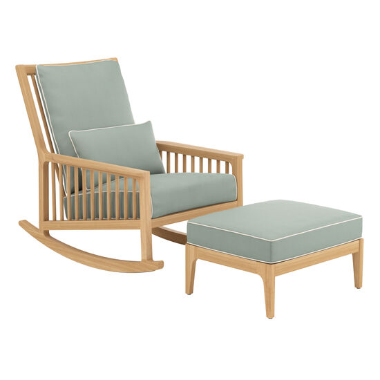 Newhaven Schaukelstuhl Set Mineral/Linum