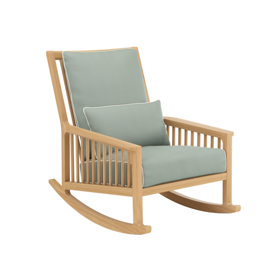 Newhaven Schaukelstuhl Set Mineral/Linum