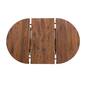 Tavo Massivholztisch rund Nussbaum, ausziehbar