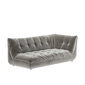 Sandvig Sofa 220 Armlehne links Quarz