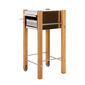 Grill Edelstahl / Teak