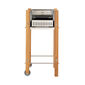 Grill Edelstahl / Teak