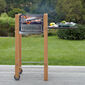 Grill Edelstahl / Teak