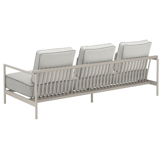 Loreto Dreisitzer inkl. Auflagen Dessin "Sinfonia Gris"