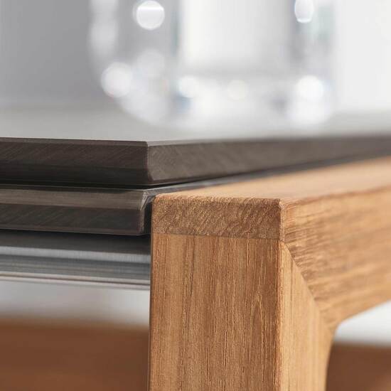 Barmöbel-Bartisch-Tisch-Barstühle--Kunstharz-Teakholz-klappbar-Ambiente