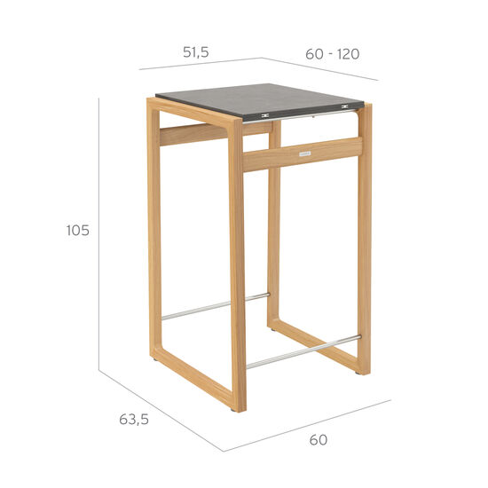 Benton Bartisch Kunstharz ausklappbar
