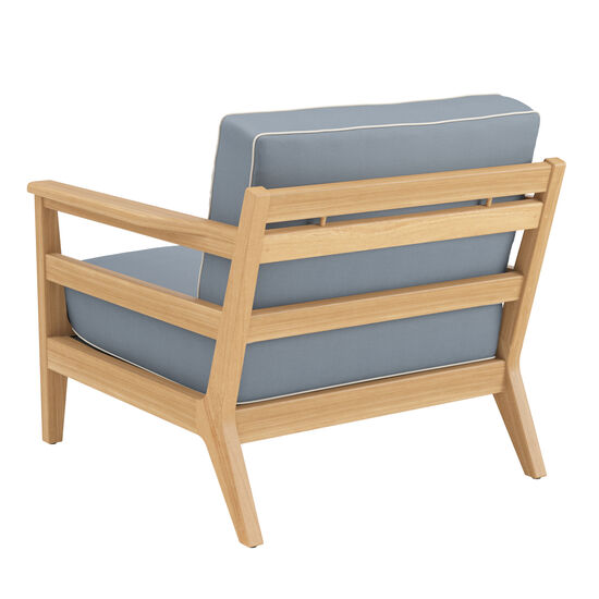 Newhaven Sessel inkl. Auflagen Dessin "Indigo/Keder Linum"