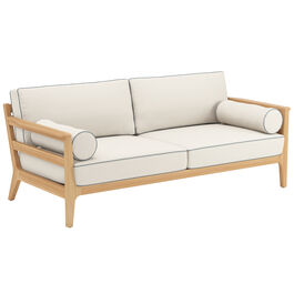Newhaven Sofa inkl. Auflagen Dessin "Linum/Keder Indigo"