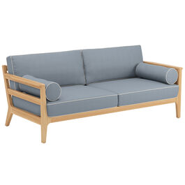 Newhaven Sofa inkl. Auflagen Dessin "Indigo/Keder Linum"
