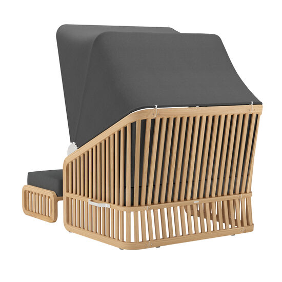 Newcastle Set Medium inkl. Auflagen Dessin "Anthrazit"