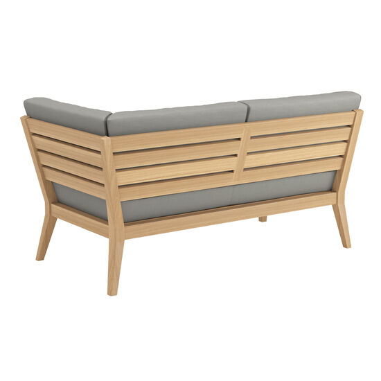 Valencia Lounge Chaiselongue links inkl. Auflagen Dessin "Stone/Keder Taupe"