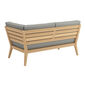 Valencia Lounge Chaiselongue links inkl. Auflagen Dessin "Stone/Keder Taupe"