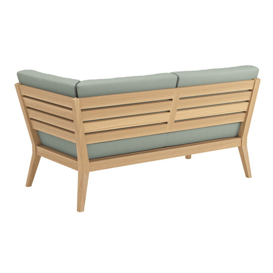 Valencia Lounge Chaiselongue links inkl. Auflagen Dessin "Mineral/Keder Taupe"