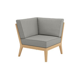 Valencia Lounge Eckelement inkl. Auflagen Dessin "Stone/Keder Taupe"