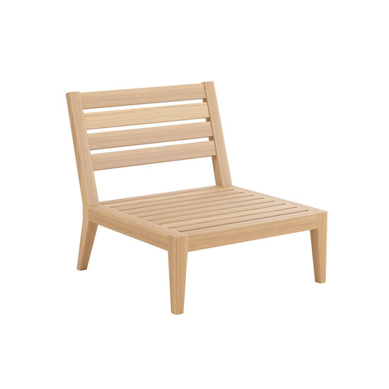 Valencia Lounge Element Mitte inkl. Auflage Dessin "River/Keder Baltic"