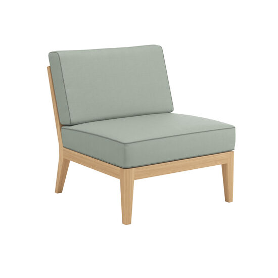 Valencia Lounge Element Mitte inkl. Auflage Dessin "Mineral/Keder Taupe"