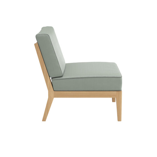 Valencia Lounge Element Mitte inkl. Auflage Dessin "Mineral/Keder Taupe"