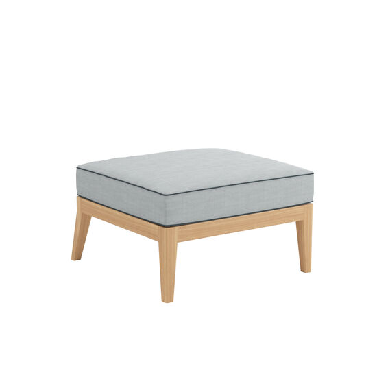 Valencia Lounge Element ohne Lehne inkl. Auflage Dessin "River/Keder Baltic"