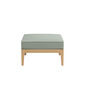 Valencia Lounge Hocker inkl. Auflage Dessin "Mineral/Keder Taupe"