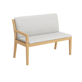 Auflage Valencia Bank Element 120, Dessin "Crystal/Keder grau"