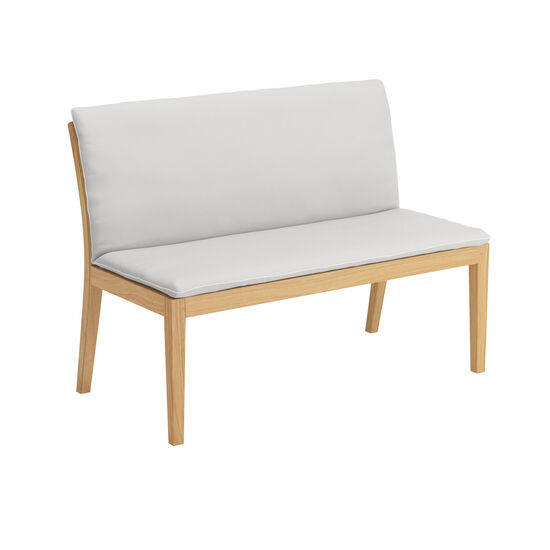 Auflage Valencia Bank Element Mitte 120, Dessin "Crystal/Keder grau"