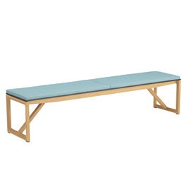 Sitzauflage Trey Bank 210 lehnenlos, Dessin "Allegro Bleu"