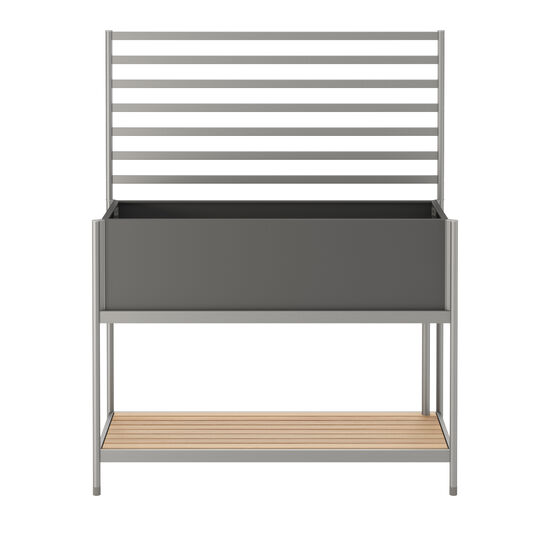 gartenakzente-accessoires-hochbeet-rechteckig-aluminmium-silk-rana-rankwand-hochwertig-front